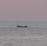 на море