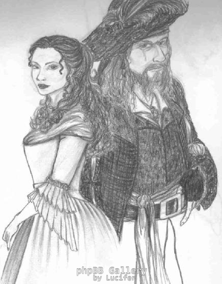 Barbossa and the Lady by theLadyBarbossa