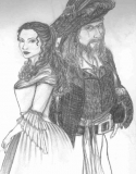Barbossa and the Lady by theLadyBarbossa