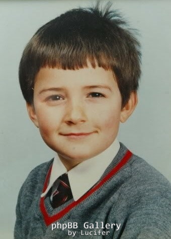 Childhood photo of Orlando Bloom