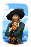 barbossa and his little vicky by loren