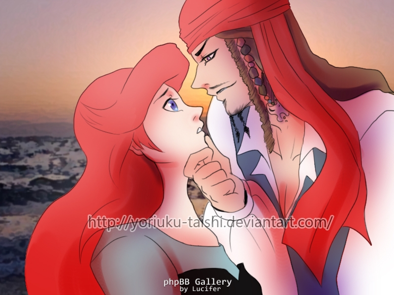 Jack Sparrow and Ariel