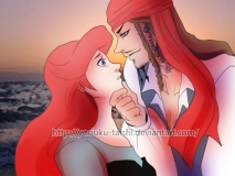 Jack Sparrow and Ariel