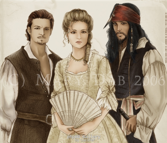 Pirates of the Caribbean trio