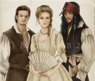 Pirates of the Caribbean trio
