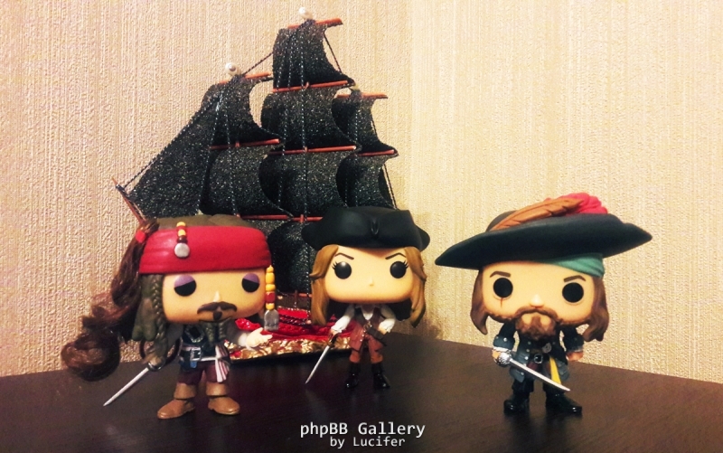 funko pop джек, элизабет, гектор